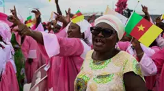 Pope Leo XIV Draws Massive Crowds at Open-Air Mass in Cameroon