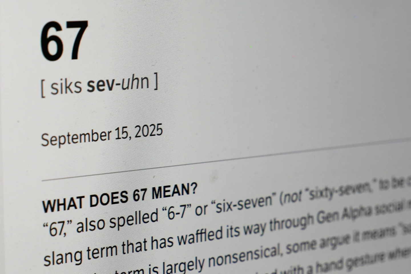 The Rise of '6-7': Dictionary.com's Word of the Year
