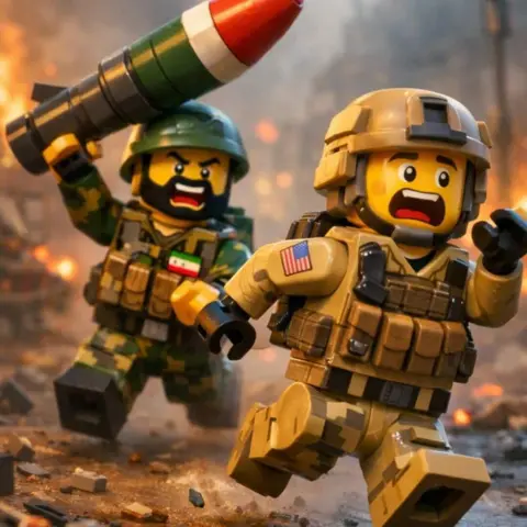 The Impact of Lego-Style AI Propaganda Videos from Iran