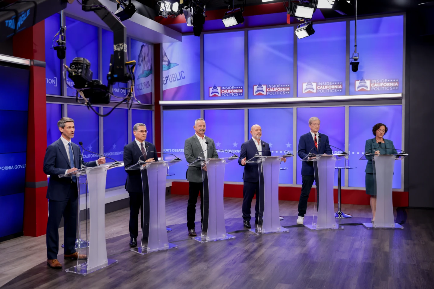 California Gubernatorial Debate Highlights Sharp Partisan Divides