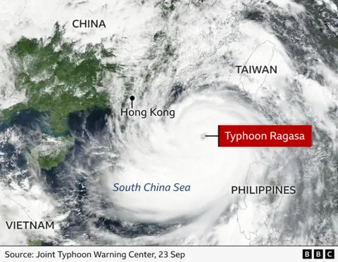 Southern China Faces Mass Evacuations as Super Typhoon Ragasa Approaches