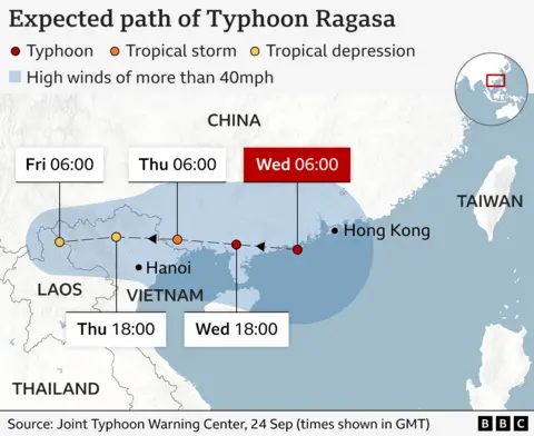 Typhoon Ragasa Strikes Southern China Following Devastation in Taiwan