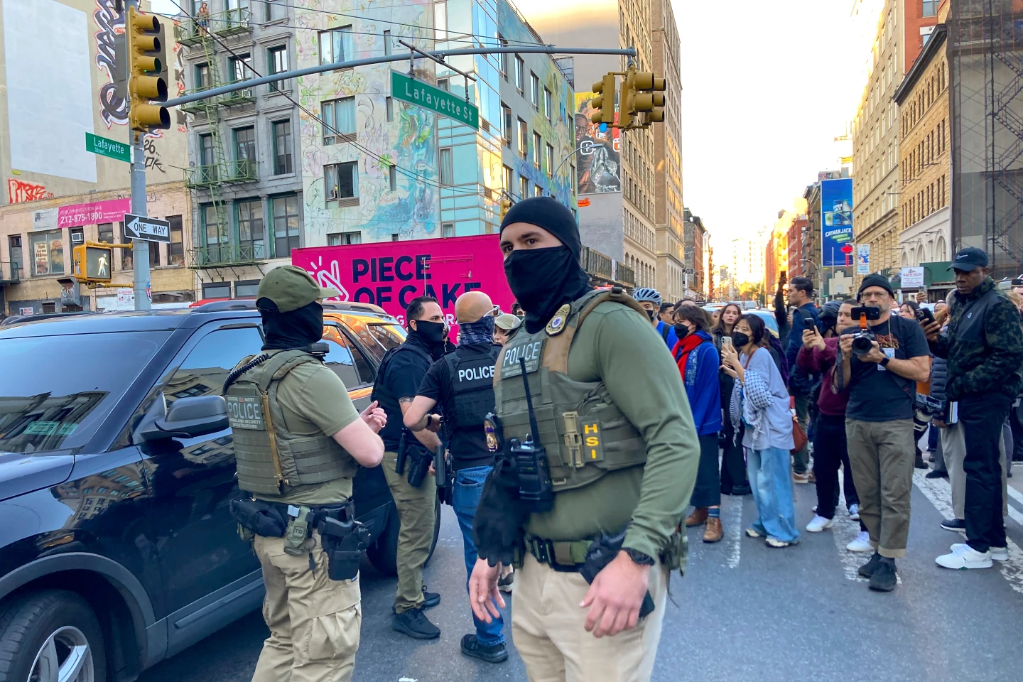 Immigration Enforcement Raid on Canal Street Triggers Protests in New York