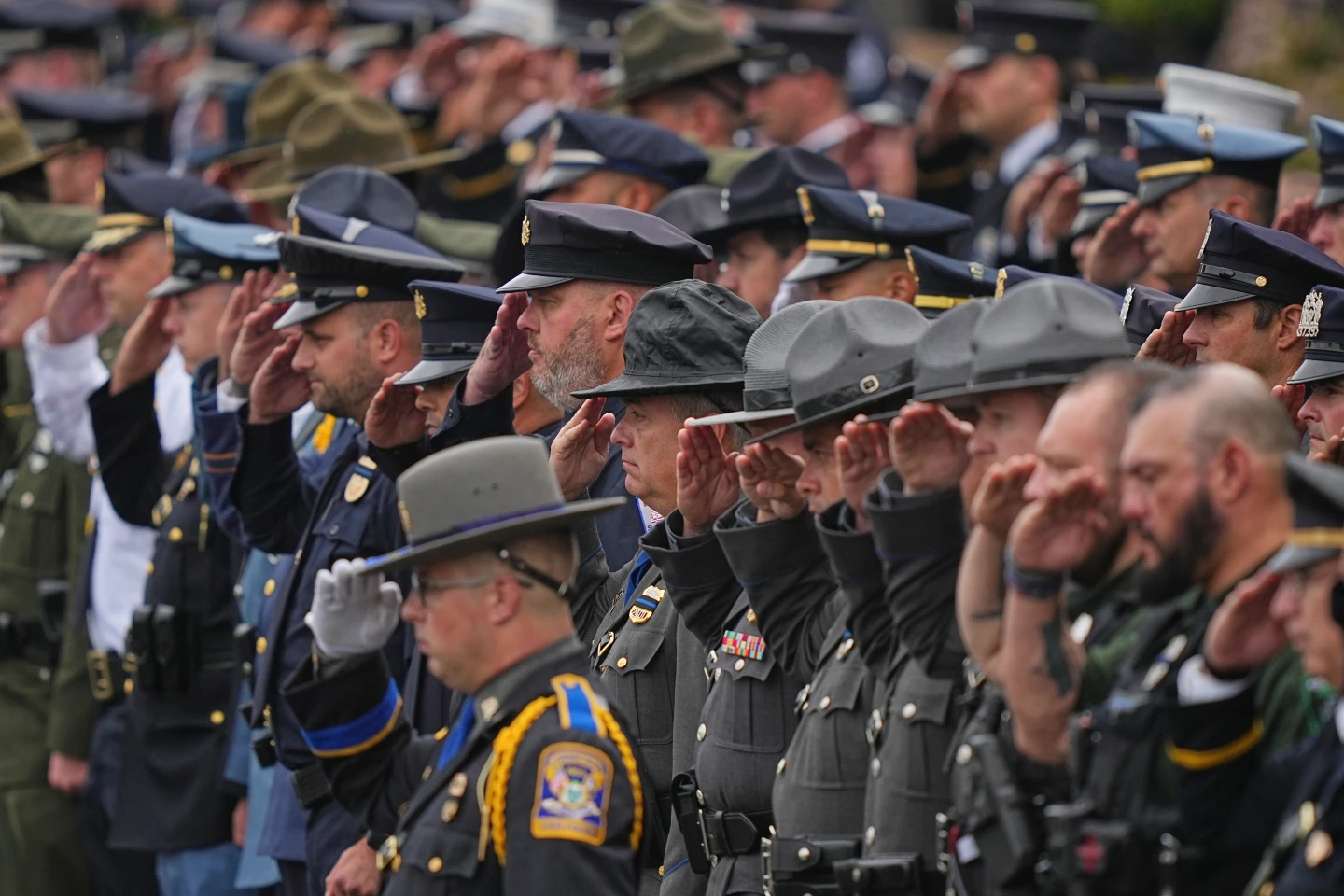 Honoring Fallen Heroes: The Funeral of Three Slain Pennsylvania Detectives