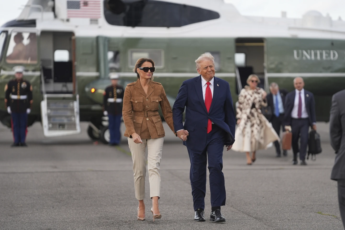 Man Charged for Shining Laser at Marine One Amidst Climate Discussions