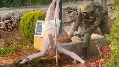 IDF Punishes Soldiers for Vandalizing Jesus Statue in Lebanon