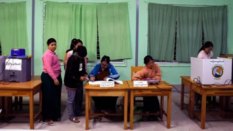 Myanmar Holds Controversial Phase of Elections Amid Ongoing Civil Strife