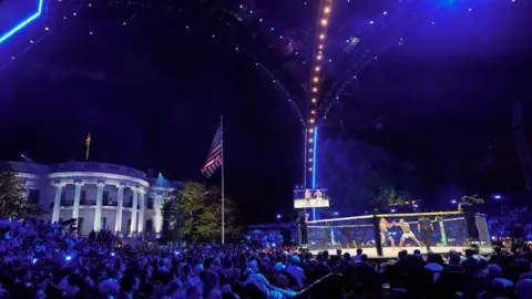 Trump’s UFC Show at the White House Turns into a Climate Discussion